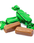 Foiled Caramel Candy - Green: 180-Piece Bag - Candy Warehouse