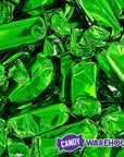 Foiled Caramel Candy - Green: 180-Piece Bag - Candy Warehouse