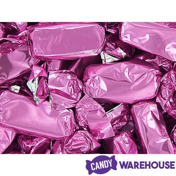 Foiled Caramel Candy - Hot Pink: 180-Piece Bag