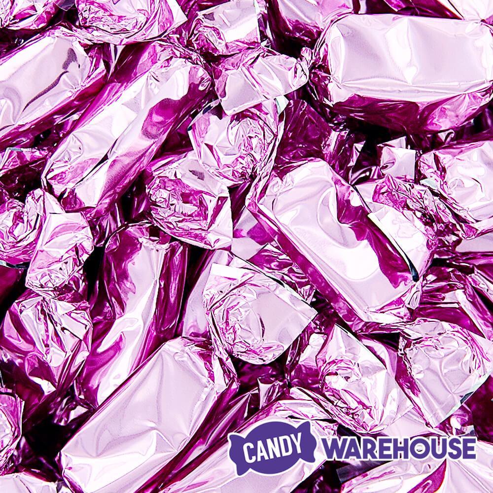 Foiled Caramel Candy - Light Pink: 180-Piece Bag – Candy Warehouse