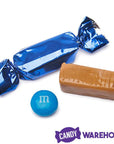 Foiled Caramel Candy - Navy Blue: 180-Piece Bag