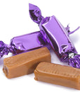 Foiled Caramel Candy - Purple: 180-Piece Bag - Candy Warehouse