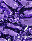 Foiled Caramel Candy - Purple: 180-Piece Bag - Candy Warehouse