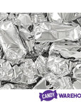 Foiled Caramel Candy - Silver: 180-Piece Bag - Candy Warehouse