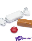 Foiled Caramel Candy - White: 180-Piece Bag - Candy Warehouse