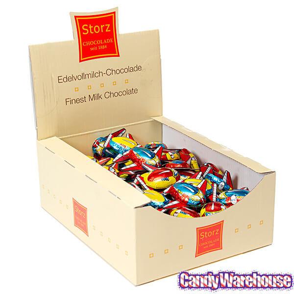 Foiled Chocolate Airplanes: 120-Piece Tub - Candy Warehouse