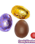 Foiled Chocolate and Marshmallow Creme Half Eggs: 4LB Bag - Candy Warehouse