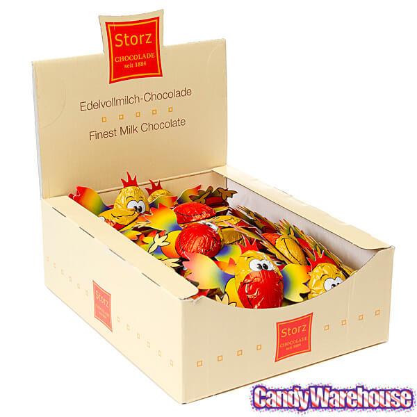 Foiled Chocolate Parrots: 60-Piece Box - Candy Warehouse