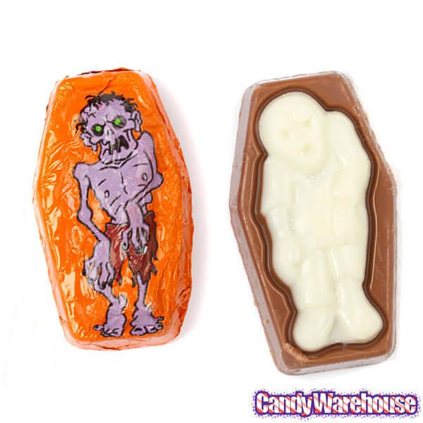 Foiled Chocolate Zombies Candy: 4LB Bag