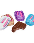 Foiled Double Crisp Chocolate Bunny Ears: 4LB Bag - Candy Warehouse