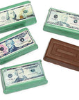 Foiled Double Crisp Milk Chocolate Money Mini Bars: 4LB Bag - Candy Warehouse