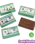 Foiled Double Crisp Milk Chocolate Money Mini Bars: 4LB Bag - Candy Warehouse