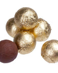 Foiled Milk Chocolate Balls - Gold: 2LB Bag - Candy Warehouse