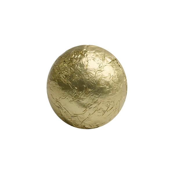 Foiled Milk Chocolate Balls - Gold: 2LB Bag - Candy Warehouse