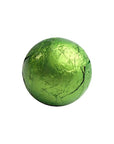 Foiled Milk Chocolate Balls - Kiwi Green: 2LB Bag - Candy Warehouse