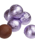 Foiled Milk Chocolate Balls - Lavender: 2LB Bag