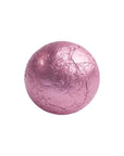 Foiled Milk Chocolate Balls - Light Pink: 2LB Bag