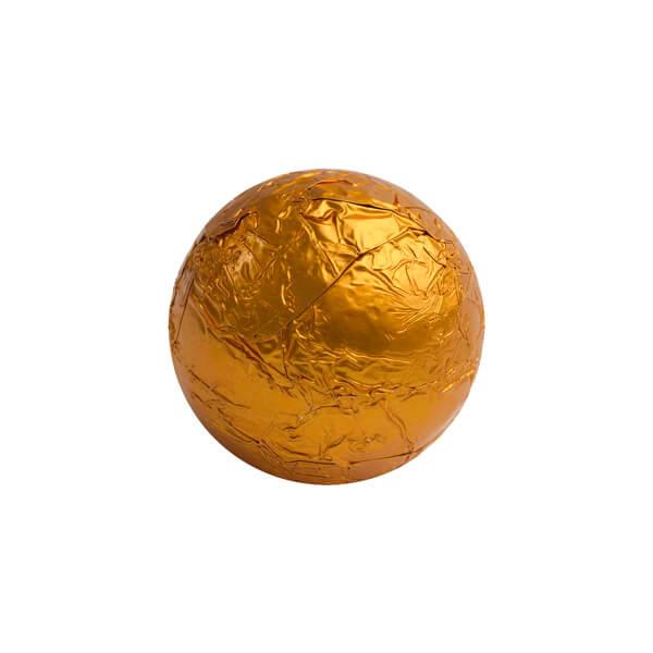 Foiled Milk Chocolate Balls - Orange: 2LB Bag - Candy Warehouse