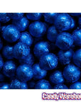 Foiled Milk Chocolate Balls - Royal Blue: 2LB Bag - Candy Warehouse