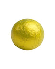 Foiled Milk Chocolate Balls - Yellow: 2LB Bag