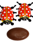 Foiled Milk Chocolate Lady Bugs: 36-Piece Display - Candy Warehouse