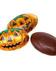 Foiled Milk Chocolate Pumpkin Heads: 36-Piece Display - Candy Warehouse