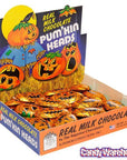 Foiled Milk Chocolate Pumpkin Heads: 36-Piece Display - Candy Warehouse