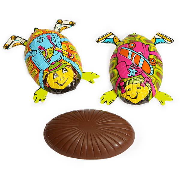 Foiled Milk Chocolate Turtles: 36-Piece Display - Candy Warehouse