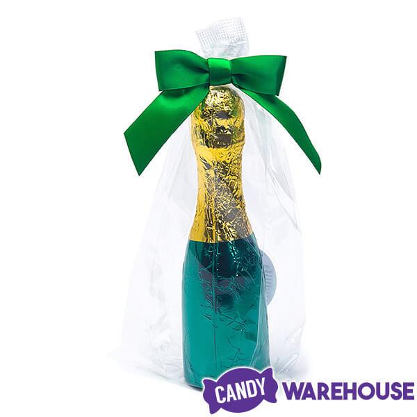 Foiled Mini Chocolate Champagne Bottle - Candy Warehouse