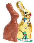 Foiled Solid Milk Chocolate 12-Ounce Easter Bunny - Candy Warehouse