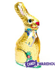 Foiled Solid Milk Chocolate 12-Ounce Easter Bunny - Candy Warehouse