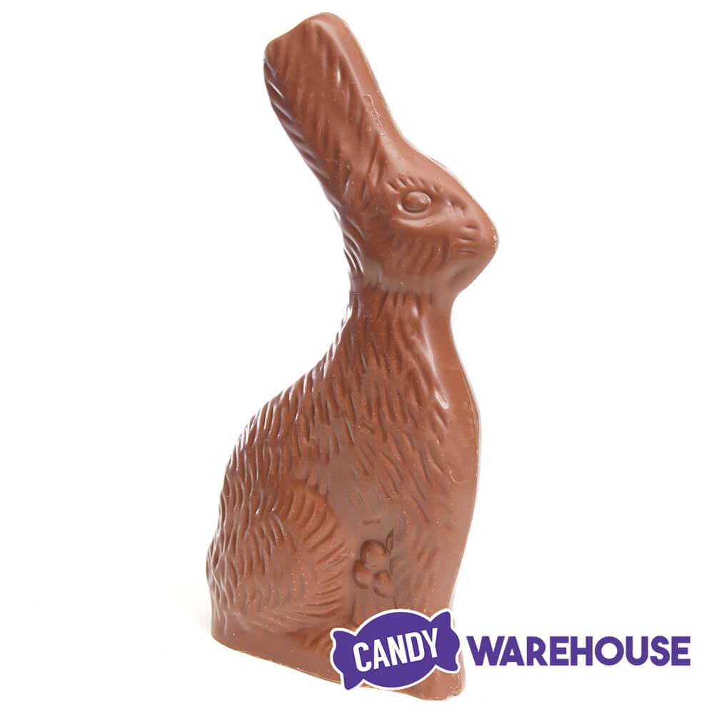 Foiled Solid Milk Chocolate 12-Ounce Easter Bunny - Candy Warehouse