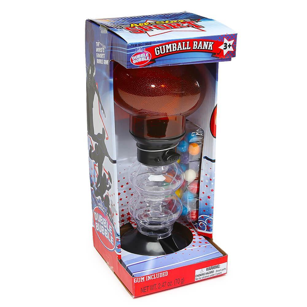 Football Gumball Machine Bank with Gumballs - Candy Warehouse