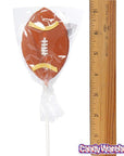 Football Hard Candy Lollipops: 12-Piece Pack