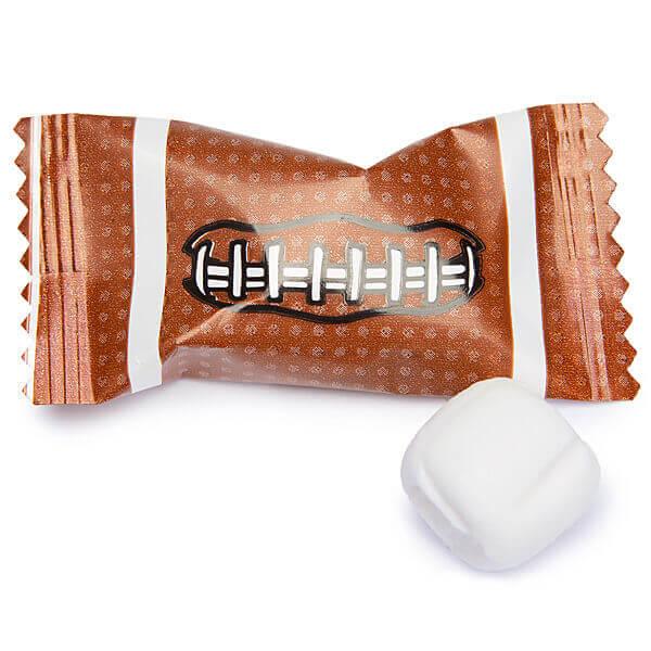 Football Wrapped Butter Mint Creams: 300-Piece Case - Candy Warehouse