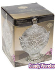 Freedom Covered Crystal Candy Jar - Candy Warehouse