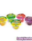 Fruzel Assorted Natural Fruit Jelly Candy Cups: 36-Piece Jar