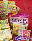 Fun Dip Candy Packs - Mango Lime & Cucumber Watermelon: 12-Piece Box