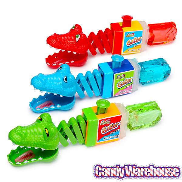 Gator Chomp Lollipops: 12-Piece Box - Candy Warehouse