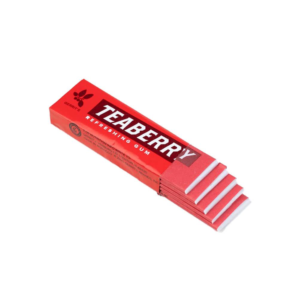 Gerrit&#39;s Teaberry Gum Packs: 20-Piece Box - Candy Warehouse