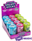 Getaway Galaxy Rocks Bubble Gum Cans: 12-Piece Box - Candy Warehouse