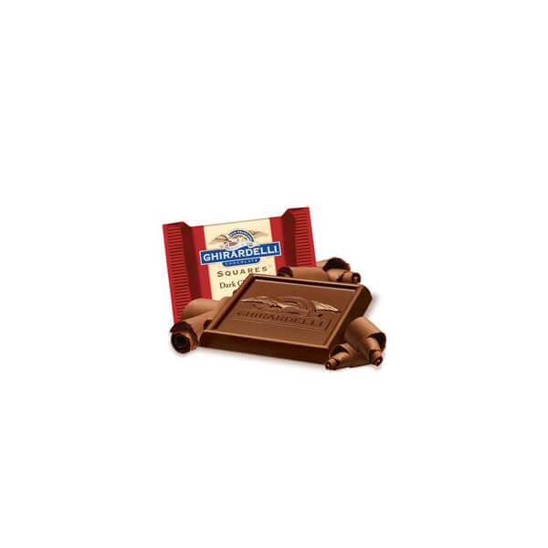 Ghirardelli 60% Dark Chocolate Squares 5-Ounce Bags: 6-Piece Box - Candy Warehouse