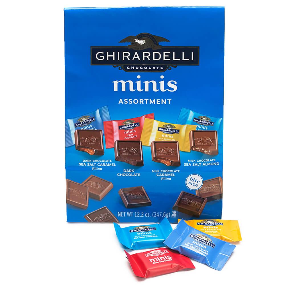 Ghirardelli Assorted Chocolate Mini Squares: 12-Ounce Bag - Candy Warehouse