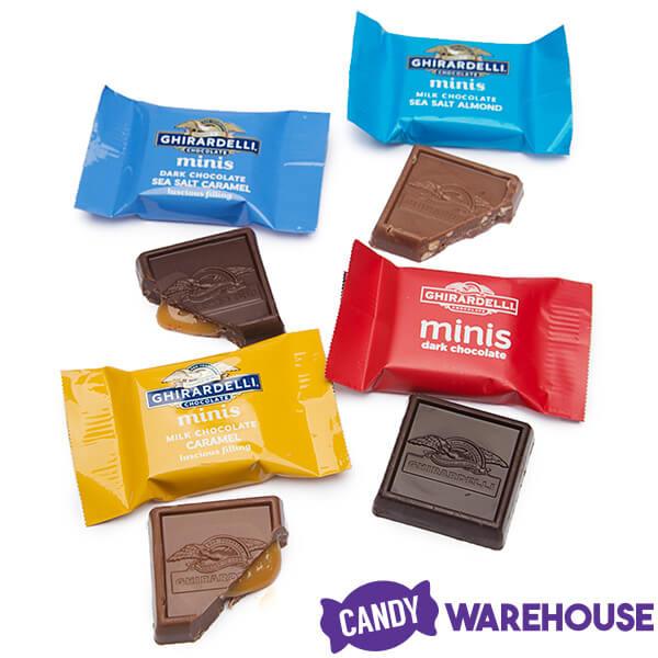 Ghirardelli Assorted Chocolate Mini Squares: 12-Ounce Bag - Candy Warehouse