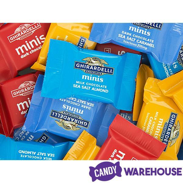 Ghirardelli Assorted Chocolate Mini Squares: 12-Ounce Bag - Candy Warehouse