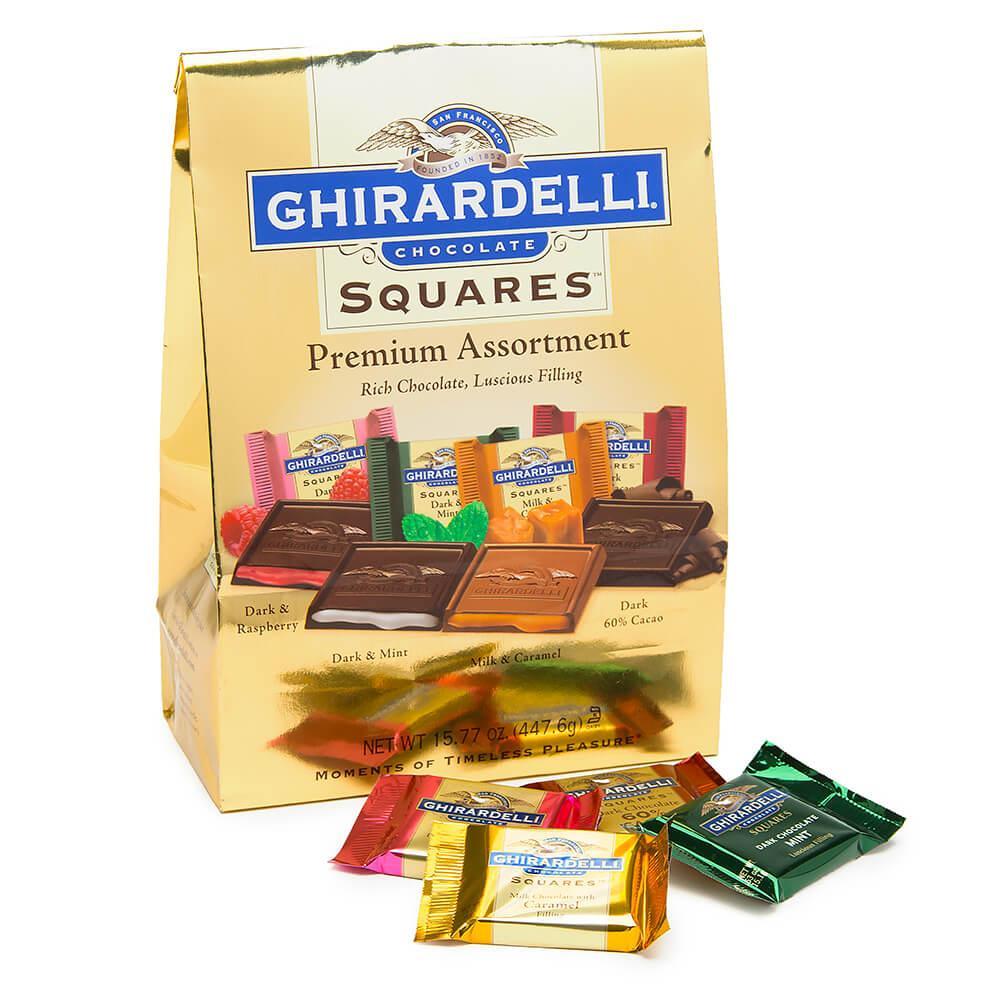 Ghirardelli Chocolate Squares Assortment: 32-Piece Bag - Candy Warehouse