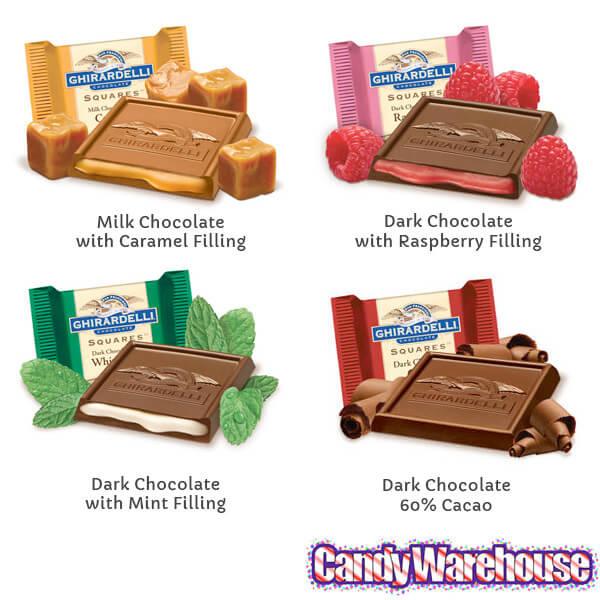 Ghirardelli Chocolate Squares Assortment: 32-Piece Bag - Candy Warehouse