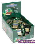 Ghirardelli Dark Chocolate with Mint Filling Squares: 50-Piece Box