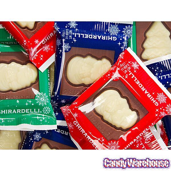 Ghirardelli Holiday Impressions Chocolate Squares Assortment: 16-Ounce Gift Bag - Candy Warehouse