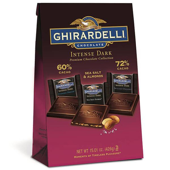 Ghirardelli Intense Dark Chocolate Squares: 40-Piece Bag | Candy Warehouse